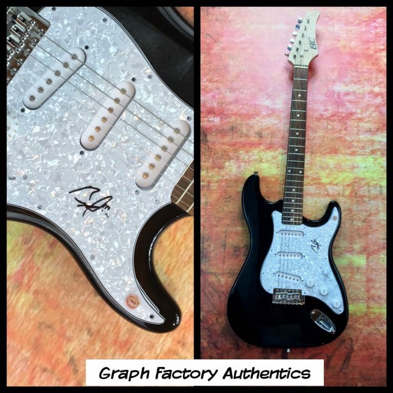 GFA SHINEDOWN FRONTMAN * BRENT SMITH * SIGNED ELECTRIC GUITAR B2 COA COLLECTIBLE MEMORABILIA