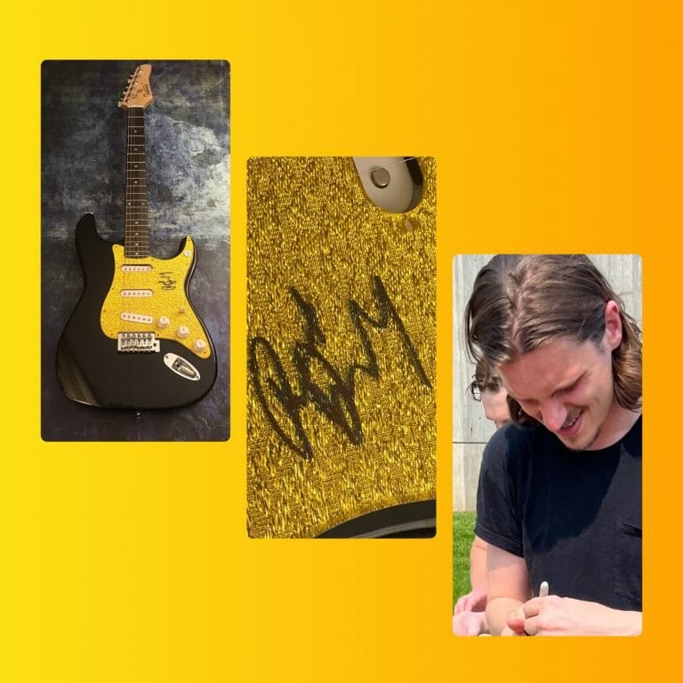 GFA STATE OF THE HEART * PATRICK DRONEY * SIGNED ELECTRIC GUITAR PROOF COA COLLECTIBLE MEMORABILIA