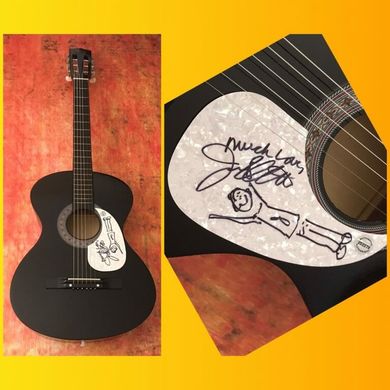 GFA SURVIVOR BAND FOUNDER * JIM PETERIK * SIGNED ACOUSTIC GUITAR J4 COA COLLECTIBLE MEMORABILIA
