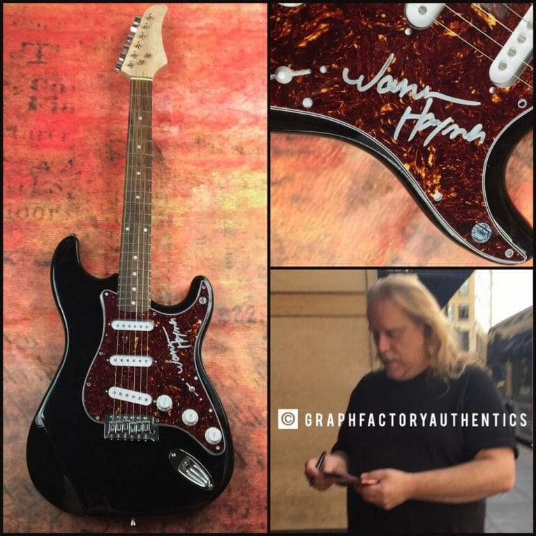 GFA THE ALLMAN BROTHERS * WARREN HAYNES * SIGNED ELECTRIC GUITAR PROOF AD2 COA COLLECTIBLE MEMORABILIA