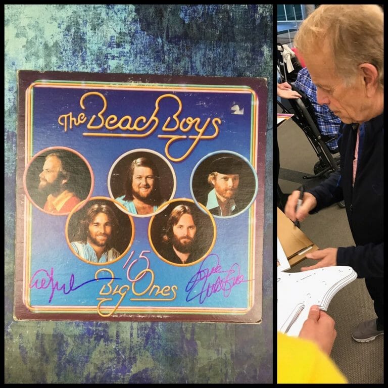 Mike Love Al Jardine signed Beach Boys in Concert album, Vinyl Record COA proof autographed STAR Mike Love Al Jardine signed Beach Boys in Concert album, Vinyl Record COA proof autographed STAR