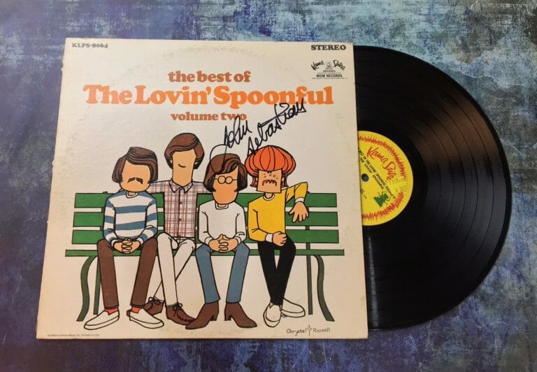 GFA THE LOVIN’ SPOONFUL * JOHN SEBASTIAN * SIGNED RECORD ALBUM PROOF AD1 COA COLLECTIBLE MEMORABILIA