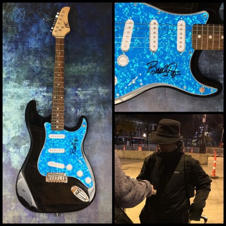 GFA THE M.G.’S FRONTMAN * BOOKER T. JONES * SIGNED ELECTRIC GUITAR PROOF B1 COA COLLECTIBLE MEMORABILIA