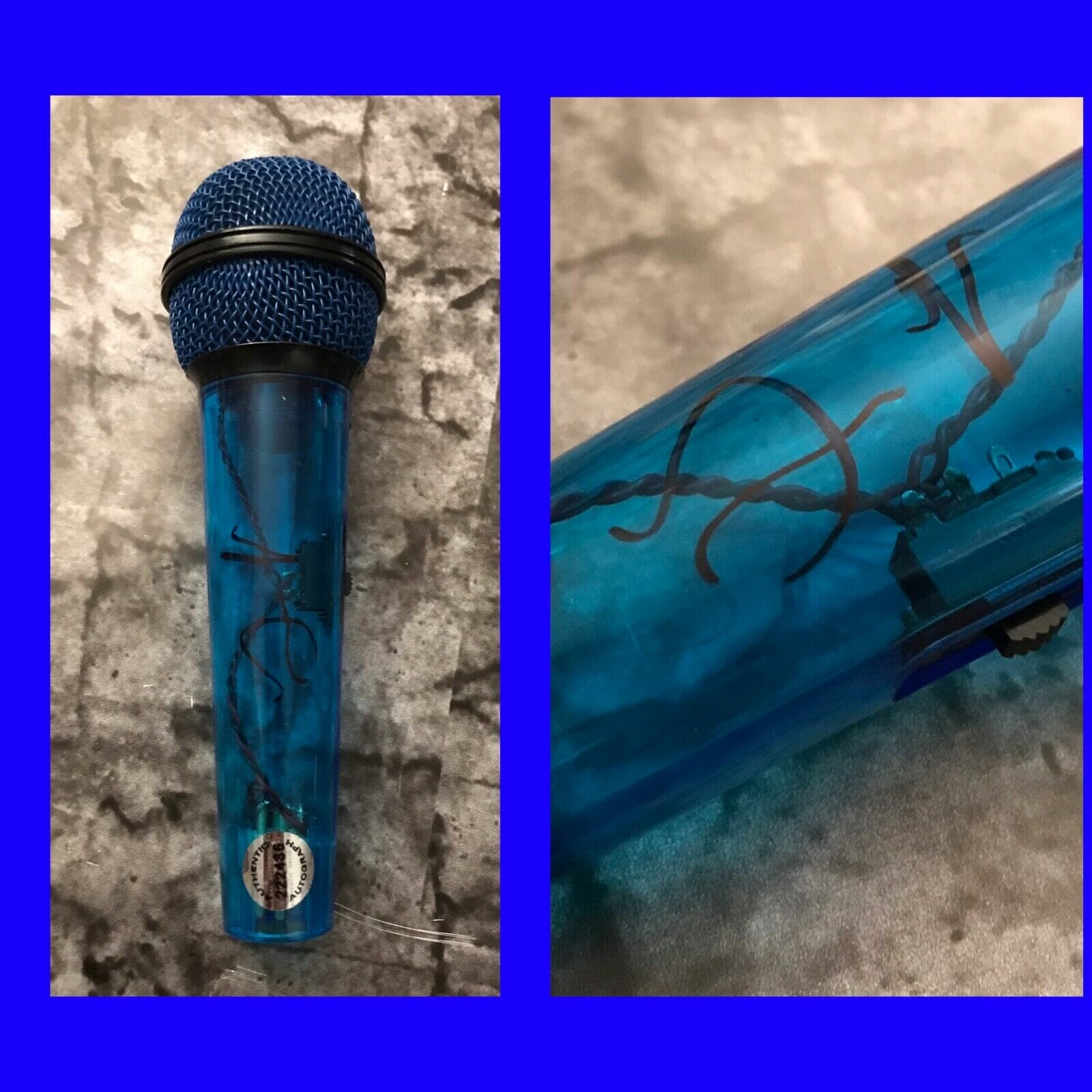 GFA The Tonight Show with * JAY LENO * Signed Microphone J3 COA
