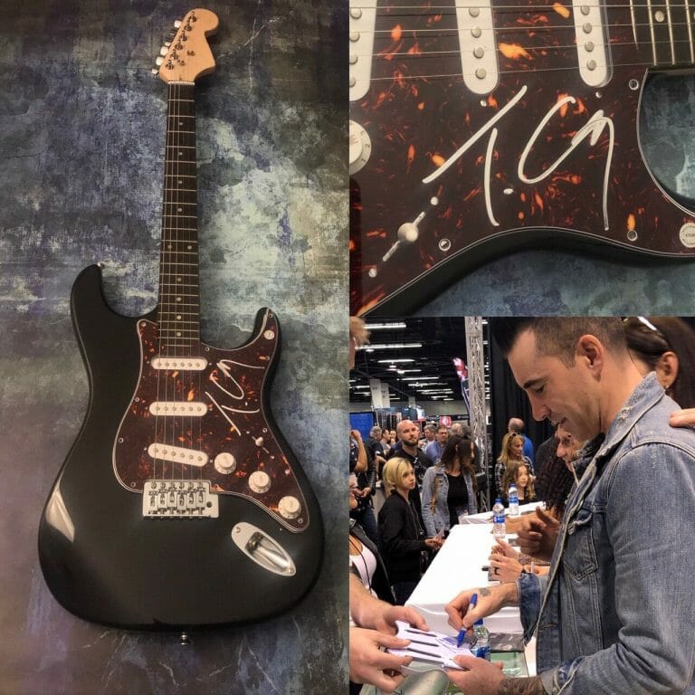 GFA THEORY OF A DEADMAN * TYLER CONNOLLY * SIGNED ELECTRIC GUITAR PROOF T1 COA COLLECTIBLE MEMORABILIA