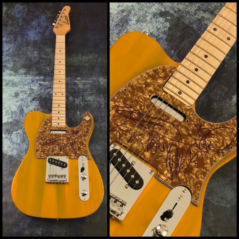 GFA TONY HADLEY BAND X5 * SPANDAU BALLET * SIGNED NEW TELE ELECTRIC GUITAR COA COLLECTIBLE MEMORABILIA