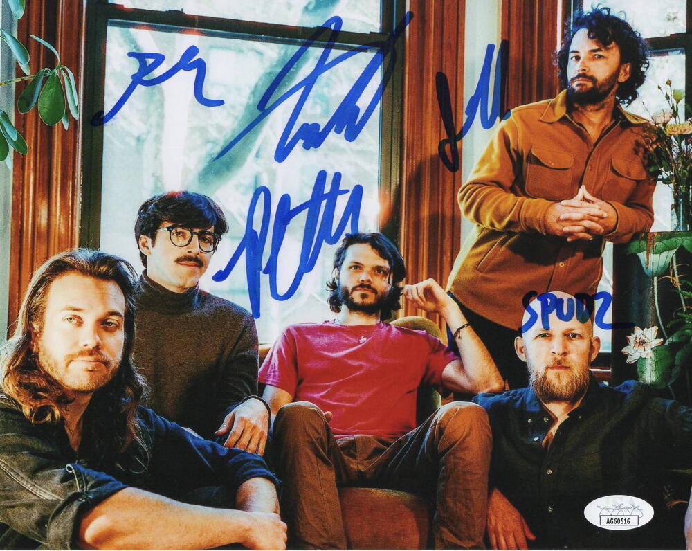 GOOSE FULL BAND SIGNED AUTOGRAPH 8X10 PHOTO - SHENANIGANS NITE CLUB W/ JSA COA