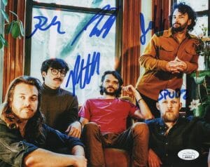 GOOSE FULL BAND SIGNED AUTOGRAPH 8X10 PHOTO – VERY RARE! UNDECIDED EP W/ JSA COA COLLECTIBLE MEMORABILIA
