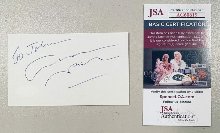 GRAHAM NASH SIGNED AUTOGRAPHED 3×5 CARD JSA CERTIFIED CROSBY STILLS YOUNG
 COLLECTIBLE MEMORABILIA