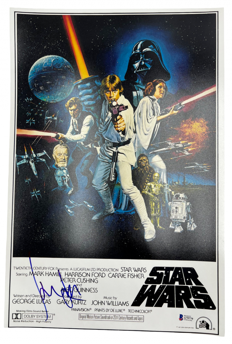 Harrison Ford Signed Autograph Star Wars 12x18 Poster Photo Han Solo