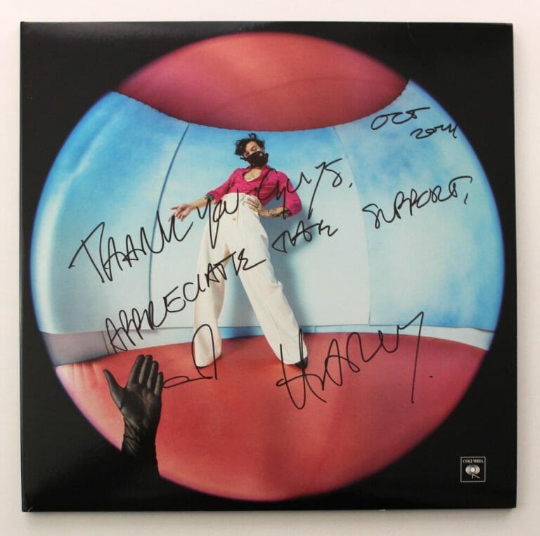 HARRY STYLES SIGNED AUTOGRAPH ALBUM VINYL RECORD – FINE LINE ONE DIRECTION JSA
 COLLECTIBLE MEMORABILIA