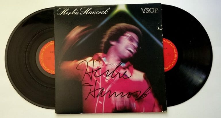 HERBIE HANCOCK REAL HAND SIGNED V.S.O.P 2X VINYL COA AUTOGRAPHED VSOP
 COLLECTIBLE MEMORABILIA