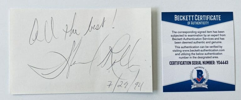 HOWARD ROLLINS SIGNED AUTOGRAPHED 3×5 CARD BAS BECKETT IN THE HEAT OF THE NIGHT
 COLLECTIBLE MEMORABILIA
