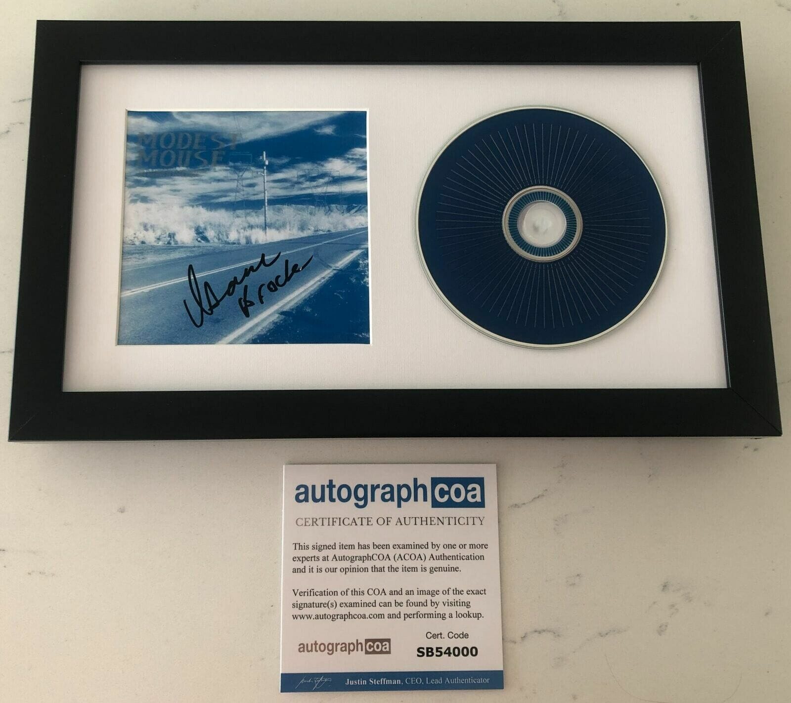 Isaac Brock Signed Modest Mouse This Is A Long Drive For Someone Album Vinyl Record Proof COA Autographed Isaac Brock Signed Modest Mouse This Is A Long Drive For Someone Album Vinyl Record Proof COA Autographed