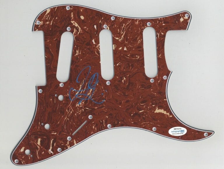 JACKSON DEAN SIGNED AUTOGRAPH STRAT ELECTRIC PICKGUARD ACOA DONT COME LOOKIN COLLECTIBLE MEMORABILIA