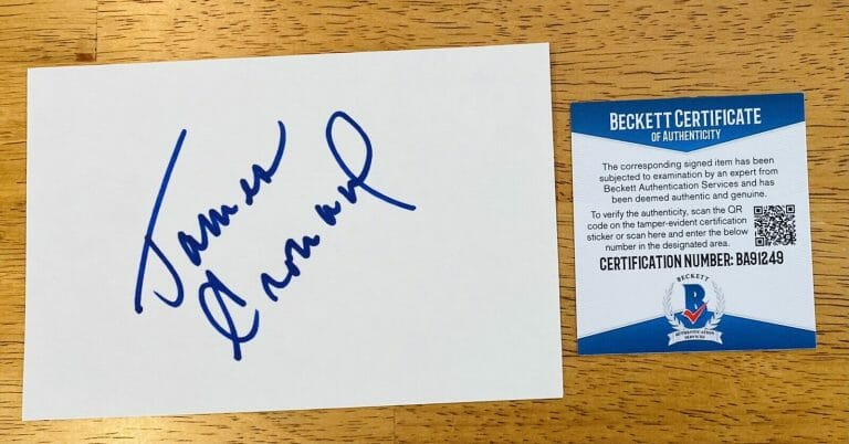 JAMES CROMWELL SIGNED AUTOGRAPHED 4×6 CARD BAS BECKETT CERTIFIED THE GREEN MILE
 COLLECTIBLE MEMORABILIA