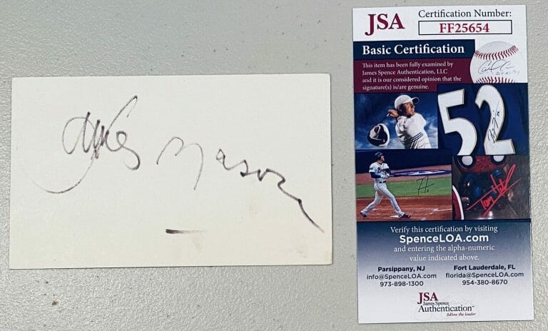 JAMES MASON SIGNED AUTOGRAPHED 3×5 CARD JSA CERTIFIED A STAR IS BORN
 COLLECTIBLE MEMORABILIA