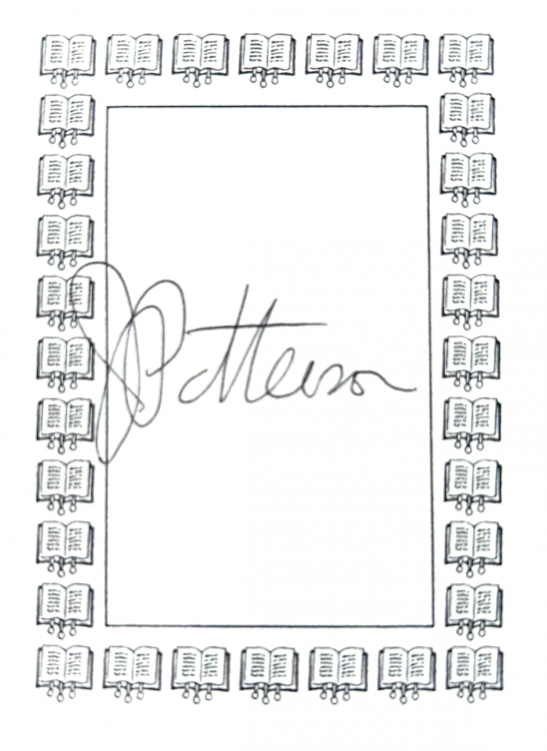 JAMES PATTERSON SIGNED AUTOGRAPH 3×4 BOOKPLATE COLLECTIBLE MEMORABILIA