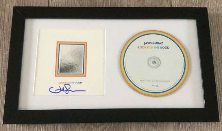 JASON MRAZ SIGNED AUTOGRAPH LOOK FOR THE GOOD FRAMED & MATTED CD
 COLLECTIBLE MEMORABILIA