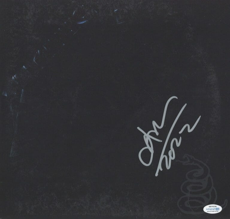 JASON NEWSTED SIGNED AUTOGRAPH VINYL ALBUM RECORD ACOA COLLECTIBLE MEMORABILIA