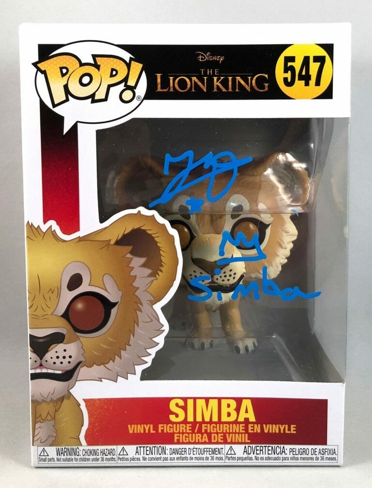 JD MCCRARY SIGNED FUNKO POP SIMBA #547 DISNEYS LION KING COA
COLLECTIBLE MEMORABILIA
