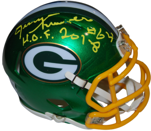 JERRY KRAMER SIGNED (GREEN BAY PACKERS) MINI FOOTBALL HELMET BECKETT BAS BH15394
 COLLECTIBLE MEMORABILIA
