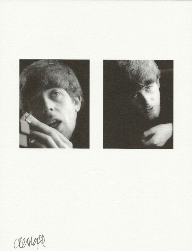 JOHN MAYALL REAL HAND SIGNED 8.5×11″ ART PRINT #1 COA THE BLUESBREAKERS
 COLLECTIBLE MEMORABILIA