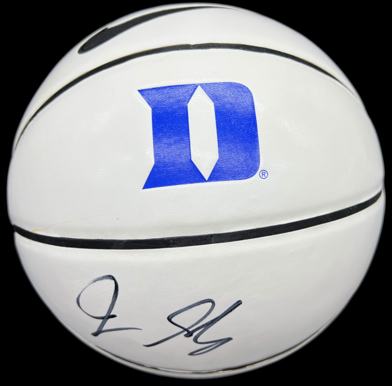 JON SCHEYER SIGNED AUTOGRAPHED DUKE BLUE DEVILS LOGO NIKE BASKETBALL JSA COLLECTIBLE MEMORABILIA