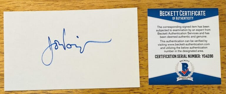 JON VOIGHT SIGNED AUTOGRAPHED 3×5 CARD BECKETT BAS MIDNIGHT COWBOY DELIVERANCE
 COLLECTIBLE MEMORABILIA