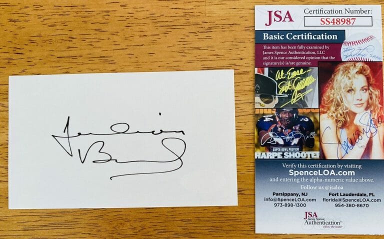 JULIAN BOND SIGNED AUTOGRAPHED 3×5 CARD JSA CERTIFIED CIVIL RIGHTS ACTIVIST
 COLLECTIBLE MEMORABILIA