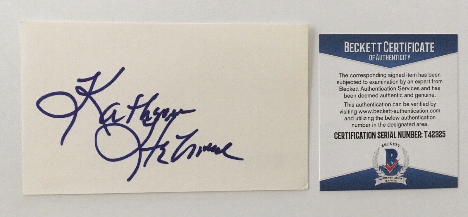 Katherine Helmond Signed Autographed 3x5 Card BAS Beckett Who’s The Boss Soap
Opens in a new window or tab