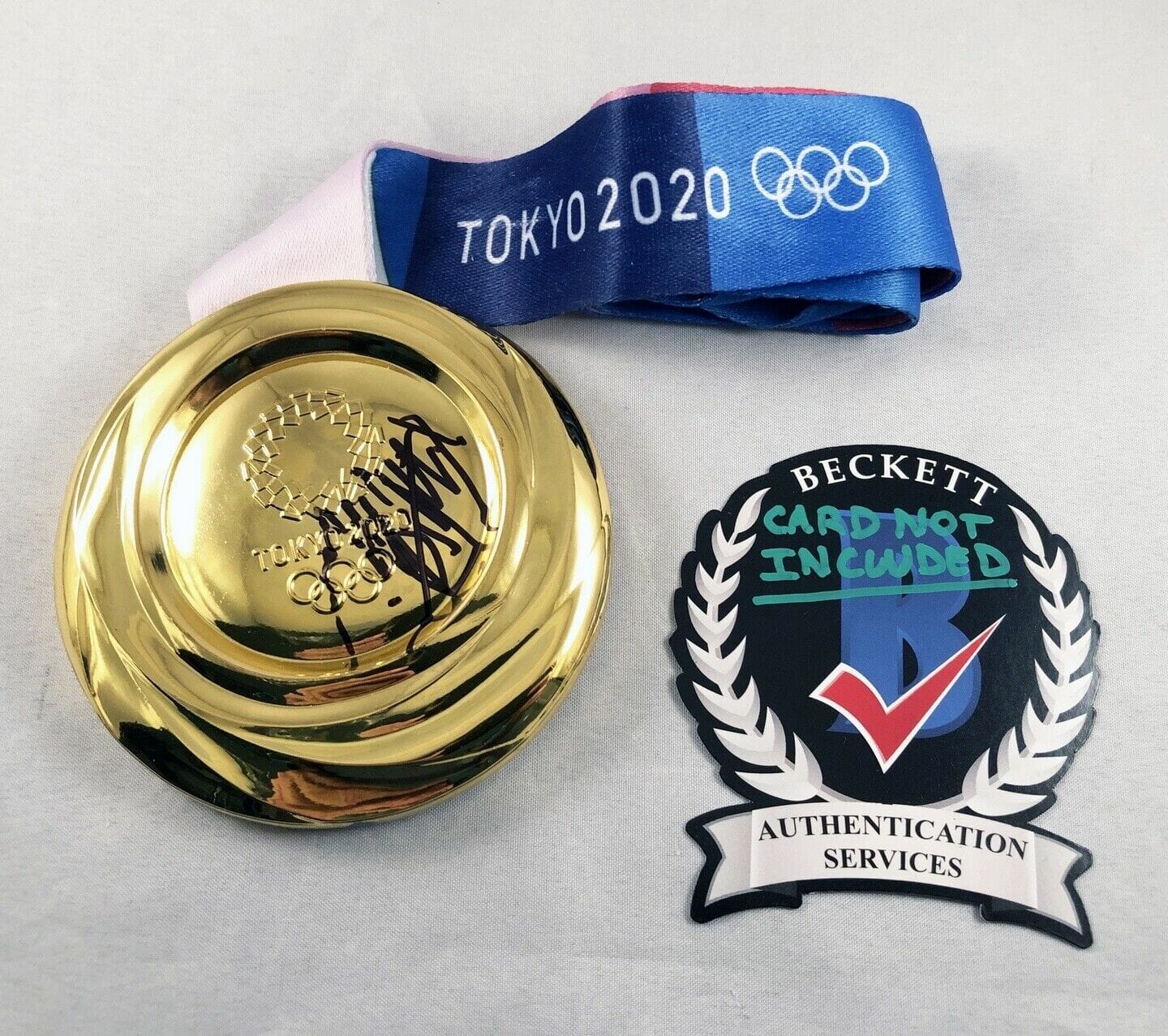 Keegan Palmer Signed Gold Medal 2020 Tokyo Olympics Beckett BAS 1st ...