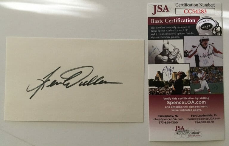 KEIR DULLEA SIGNED AUTOGRAPHED 3×5 CARD JSA CERTIFIED
 COLLECTIBLE MEMORABILIA