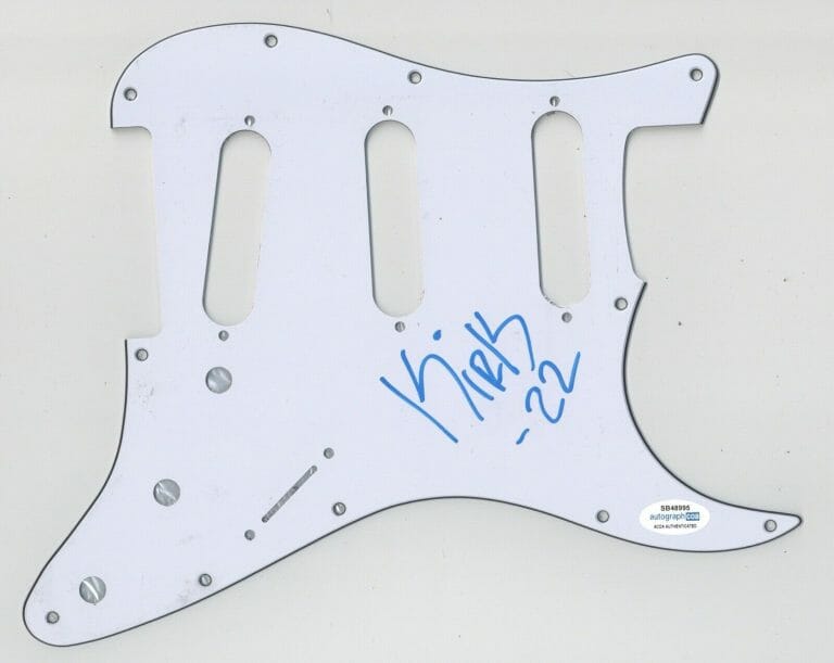 KIRK WINDSTEIN CROWBAR DOWN SIGNED AUTOGRAPH STRAT PICKGUARD ACOA COA COLLECTIBLE MEMORABILIA
