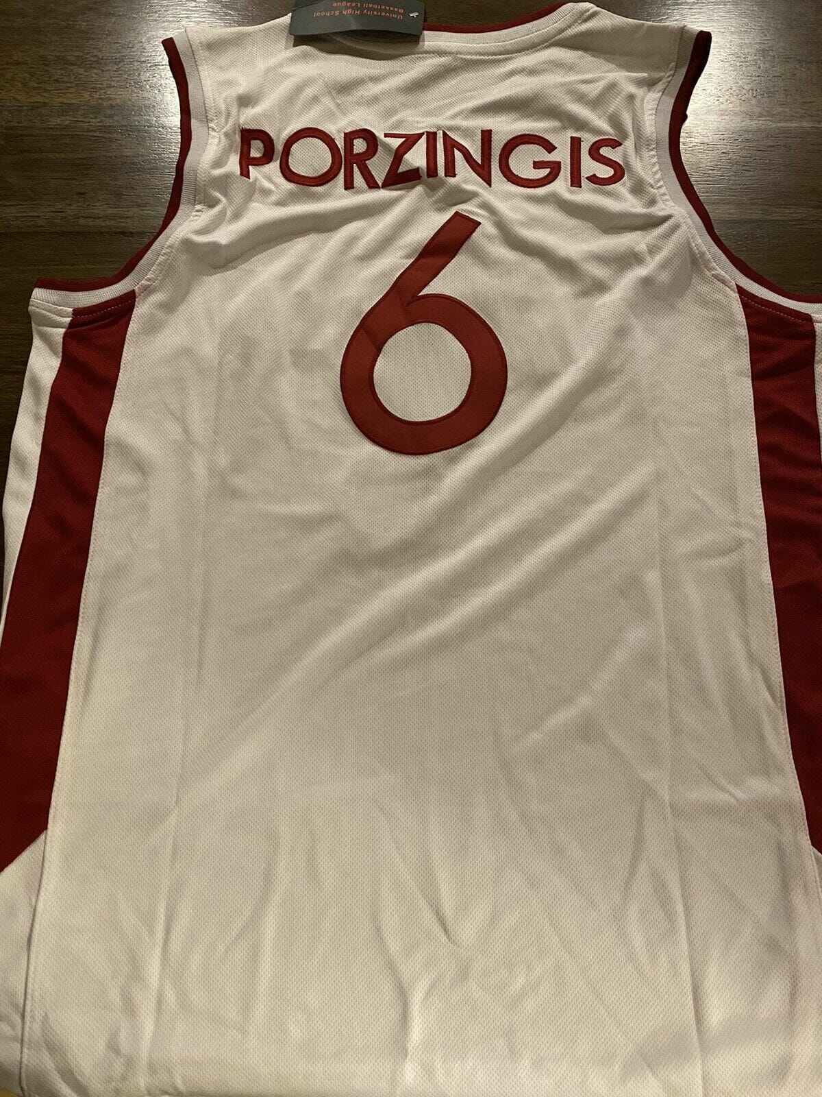 Porzingis stitched sales jersey