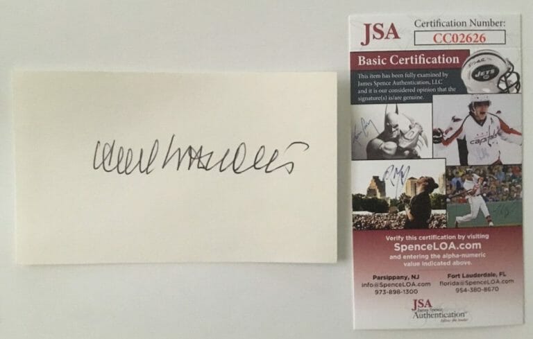 KURT WALDHEIM SIGNED AUTOGRAPHED 3×5 CARD JSA CERTIFIED UN SECRETARY GENERAL
 COLLECTIBLE MEMORABILIA