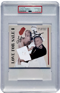 LADY GAGA TONY BENNETT SIGNED AUTOGRAPHED LOVE FOR SALE CD COVER ALBUM PSA/DNA COLLECTIBLE MEMORABILIA