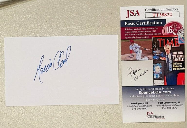 MARCIA CLARK SIGNED AUTOGRAPHED 3×5 CARD JSA CERT PROSECUTOR OJ SIMPSON TRIAL
 COLLECTIBLE MEMORABILIA