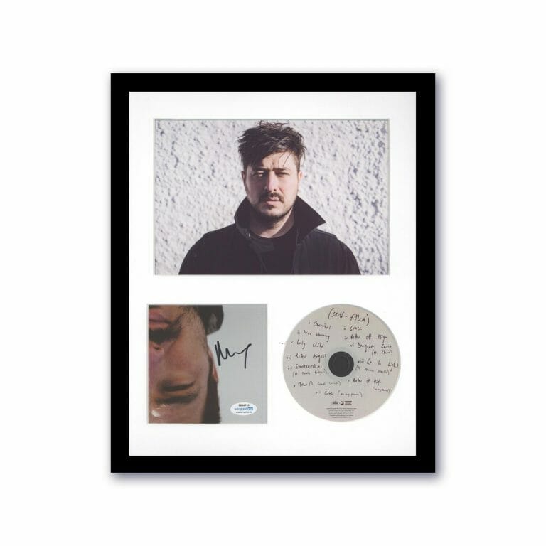 MARCUS MUMFORD “(SELF-TITLED) AUTOGRAPH SIGNED FRAMED 11×14 CD DISPLAY B ACOA COLLECTIBLE MEMORABILIA