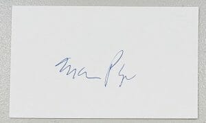 MARIO PUZO SIGNED AUTOGRAPHED 3×5 CARD BAS BECKETT CERT THE GODFATHER
 COLLECTIBLE MEMORABILIA