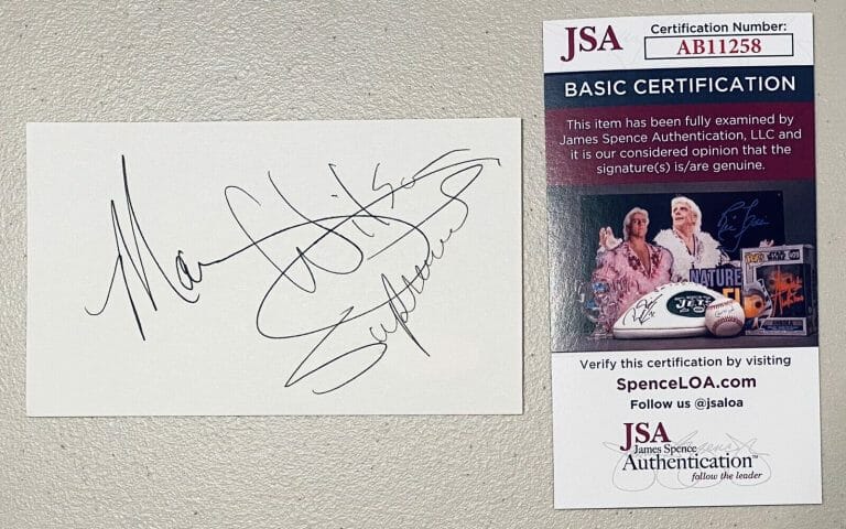 MARY WILSON SIGNED AUTOGRAPHED 3×5 CARD JSA CERT THE SUPREMES
 COLLECTIBLE MEMORABILIA