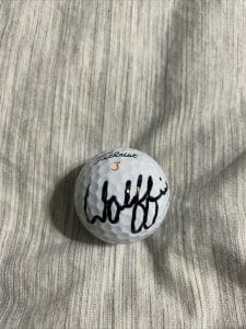 MATTHEW WOLFF SIGNED AUTOGRAPHED TITLEIST GOLF BALL WITH PROOF 3
 COLLECTIBLE MEMORABILIA
