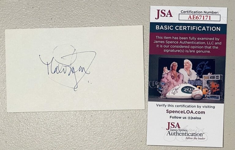 MAX VON SYDOW SIGNED AUTOGRAPHED 3×5 CARD JSA CERTIFIED EXORCIST STAR WARS
 COLLECTIBLE MEMORABILIA