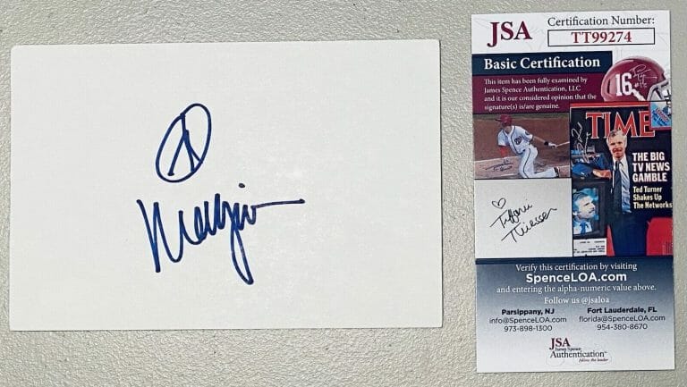 MAYIM BIALIK SIGNED AUTOGRAPHED 4×6 CARD JSA CERT BLOSSOM JEOPARDY BIG BANG
 COLLECTIBLE MEMORABILIA