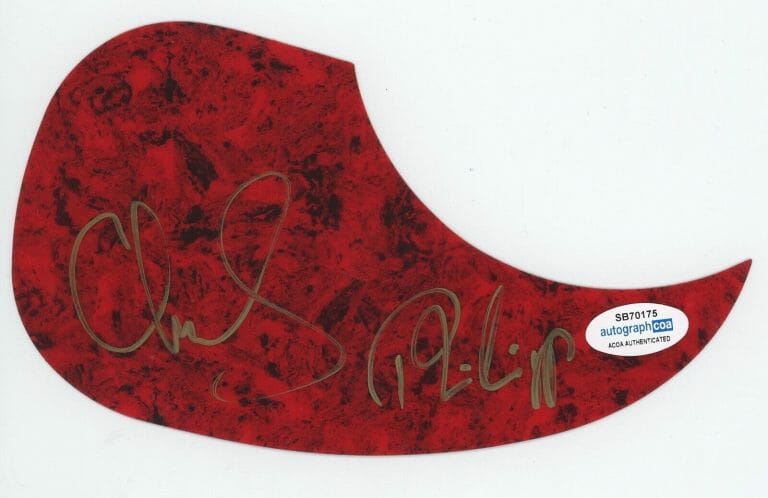 MILKY CHANCE SIGNED AUTOGRAPH ACOUSTIC GUITAR PICKGUARD ACOA STOLEN DANCE COLLECTIBLE MEMORABILIA