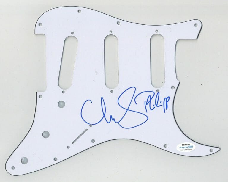 MILKY CHANCE SIGNED AUTOGRAPH STRAT GUITAR PICKGUARD ACOA STOLEN DANCE COLLECTIBLE MEMORABILIA