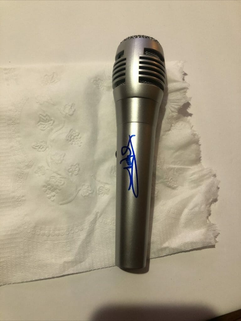 MONICA R&B SIGNED AUTOGRAPH MICROPHONE ACOA THE BOY IS MINE SO GONE COLLECTIBLE MEMORABILIA