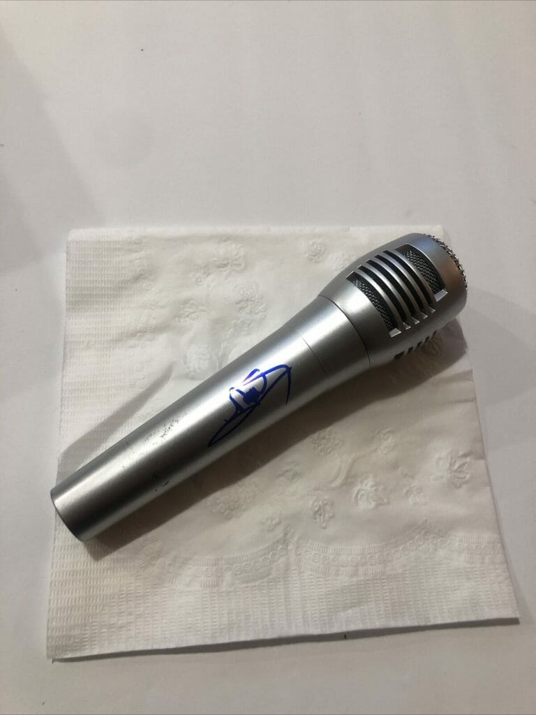 MONICA R&B SIGNED AUTOGRAPH MICROPHONE ACOA THE BOY IS MINE SO GONE COLLECTIBLE MEMORABILIA