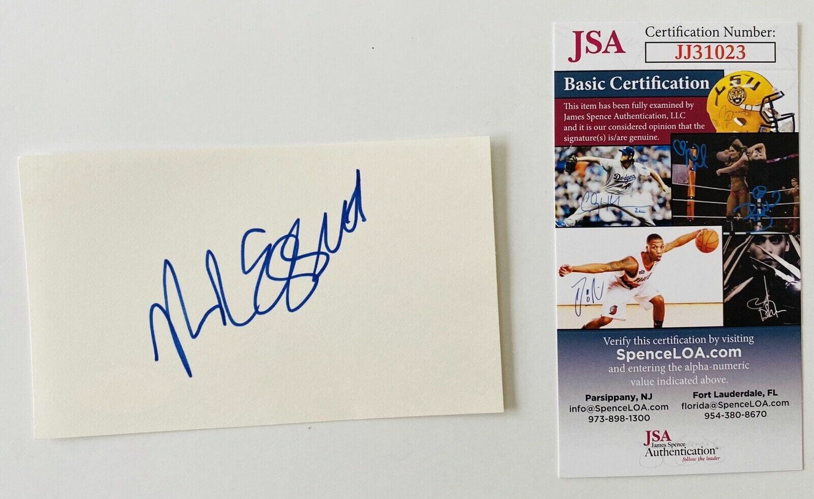 Nicole Eggert Signed Autographed 3x5 Card JSA Cert Baywatch Charles In ...