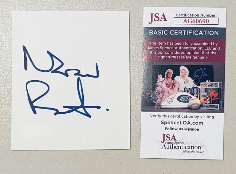 NORMAN REEDUS SIGNED AUTOGRAPHED 4 X 4.5 CARD JSA CERTIFIED THE WALKING DEAD
 COLLECTIBLE MEMORABILIA